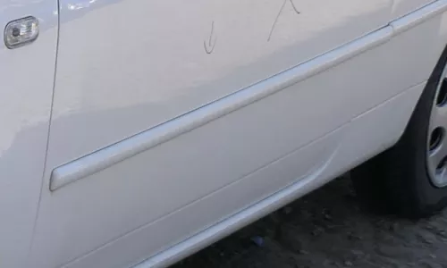 Lupo NUR Zierleiste Leiste Abdeckung an der Tür vorne links - weiß LB9A