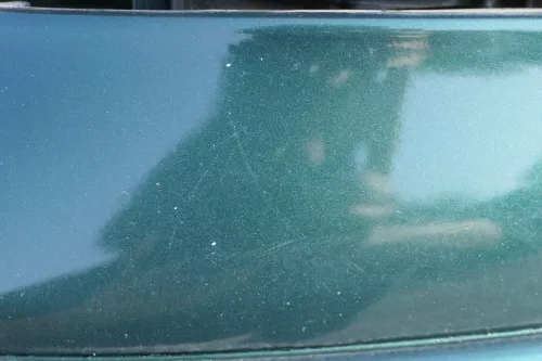 VW Bora Stoßstange vorne Frontstoßstange Stoßfänger vorn grün LC6M SWR (184177)