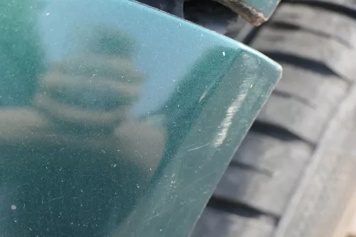 VW Bora Stoßstange vorne Frontstoßstange Stoßfänger vorn grün LC6M SWR (184177)