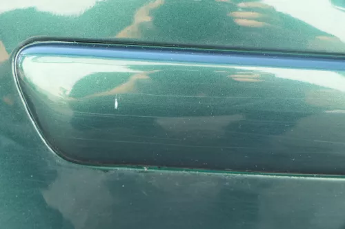 VW Bora Stoßstange vorne Frontstoßstange Stoßfänger vorn grün LC6M SWR (184177)