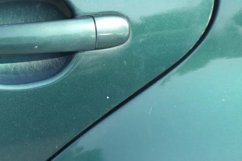 VW Golf 4 Bora Tür hinten links nur Kombi / Variant grün LC6M - ohne Anbauteile (184182)