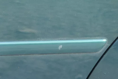 VW Golf 4 Bora Tür hinten links nur Kombi / Variant grün LC6M - ohne Anbauteile (184182)