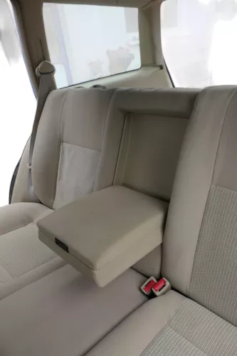 VW Golf 4 Bora Variant Kombi Sitz Rückbank Rücksitzbank hinten Sitze hellbeige (184189)