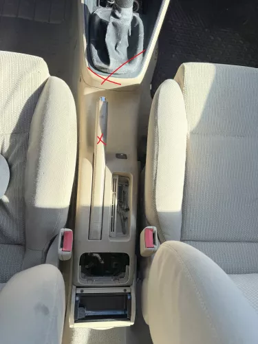 VW Golf 4 Bora Mitteltunnel Aschenbecher hinten Verkleidung Becherhalter beige 