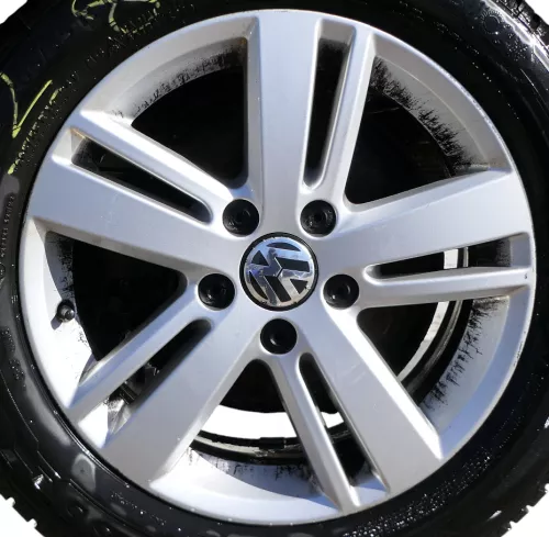 1x Felge Alufelge original VW Golf 6 Touran 6,5jx16H2 ET50 5C0601025AB ALU  2