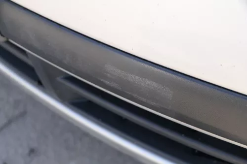 Skoda Fabia 6Y Stoßstange Stoßfänger vorne silber grau LF7T 2000-2004 (184279)