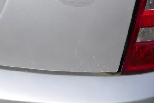 Skoda Fabia 6Y Combi Kombi Heckklappe Klappe silber grau LF7T - OHNE SCHEIBE !!! (184284)