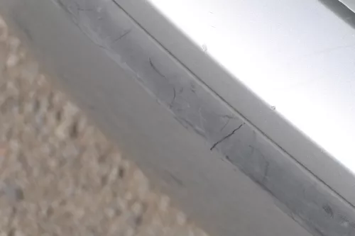 Skoda Fabia 6Y Kombi Stufenhec Stoßstange hinten Heckstoßstange grau silber LF7T (184286)