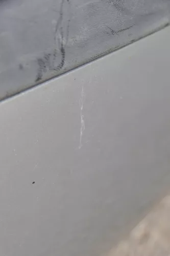 Skoda Fabia 6Y Kombi Stufenhec Stoßstange hinten Heckstoßstange grau silber LF7T (184286)