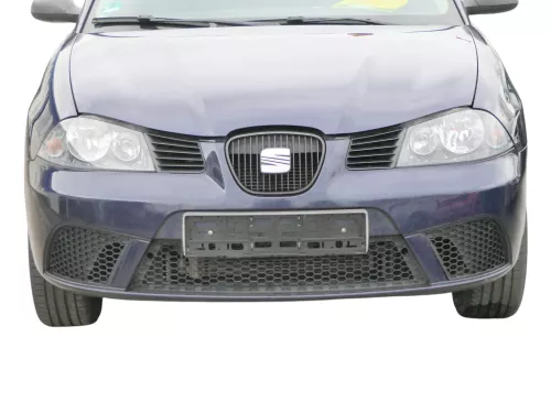 Seat Ibiza 6L Stoßstange Frontstoßstange vorne blau LW5U ab Ende 2006 Facelift