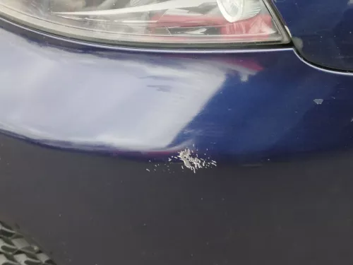 Seat Ibiza 6L Stoßstange Frontstoßstange vorne blau LW5U ab Ende 2006 Facelift (184378)