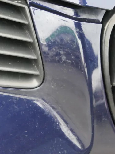 Seat Ibiza 6L Stoßstange Frontstoßstange vorne blau LW5U ab Ende 2006 Facelift (184378)