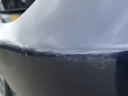 Seat Ibiza 6L Stoßstange Heckstoßstange hinten blau LW5U Facelift (184392)