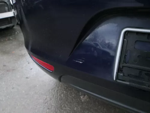 Seat Ibiza 6L Stoßstange Heckstoßstange hinten blau LW5U Facelift (184392)