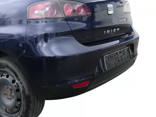 Seat Ibiza 6L Stoßstange Heckstoßstange hinten blau LW5U Facelift (184392)
