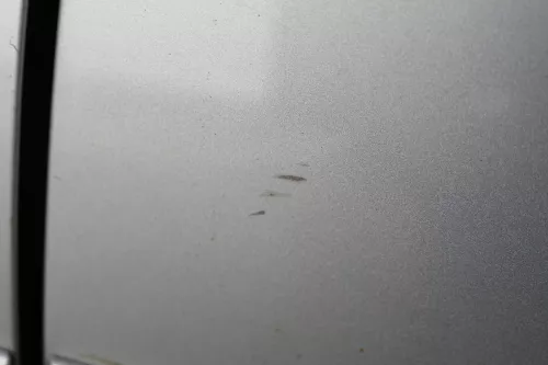 Golf 5 V 1K Tür Türrahmen hinten links 4/5-Türer grau silber LA7W -ohneAnbautei (184424)