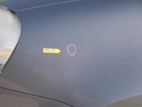 VW Golf 5 V 1K Kotflügel vorne links grau LA7T (184445)