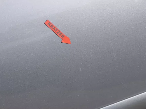 Golf 5 V 1K Tür Türrahmen hinten links 4/5-Türer grau LA7T -ohneAnbautei (184451)