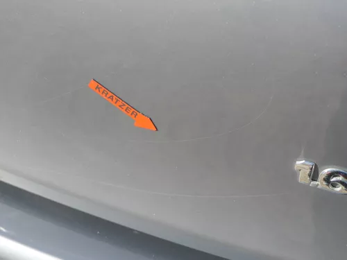 VW Golf 5 V Heckklappe hinten Kofferraumklappe + Scheibe grau LA7T (184453)