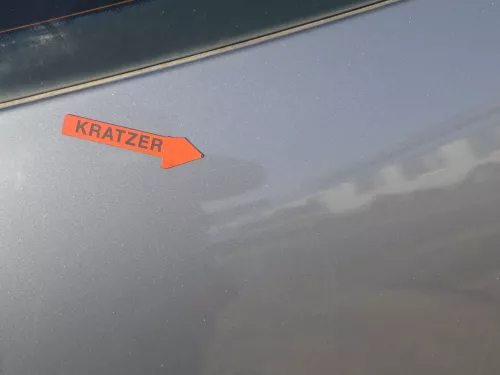 VW Golf 5 V Heckklappe hinten Kofferraumklappe + Scheibe grau LA7T (184453)