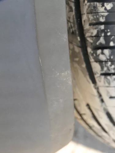 VW Golf 5 1K Limousine Stoßstange hinten Heckstoßstange grau LA7T (184454)