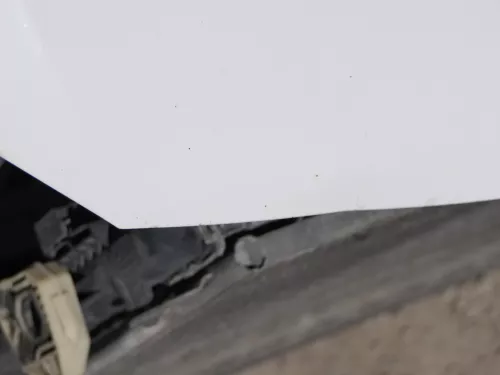 VW Polo 6R 6C Motorhaube Klappe vorn vorne weiß LB9A  - DELLE Knick Bilder! (184493)