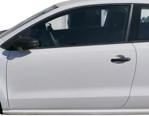 Polo 6R 6C Tür vorne links Fahrertür 2/3-Türer weiß LB9A -ohne Anbauteile