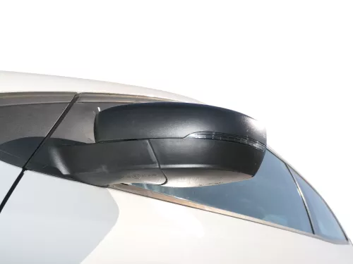 Polo 6R 6C mechanisch manuell Spiegel Außenspiegel links außen schwarz  MÄNGEL (184503)