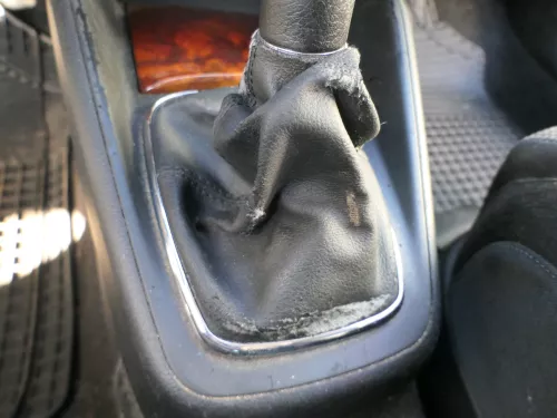 Golf 4 Bora Schaltknauf Schaltsack schwarz TDI Holz Dekor wurzelnuss klein (184605)