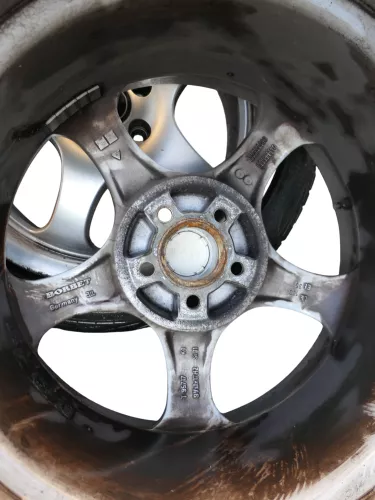 4x Beetle Golf 4 Felgen 17 Zoll Alufelgen Felge Borbet KBA 43945 Reifen wechseln (184621)