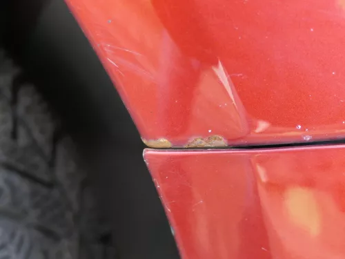 Skoda Fabia 6Y Kotflügel vorne rechts rot braun LF3T auch Kombi Facelift (184629)