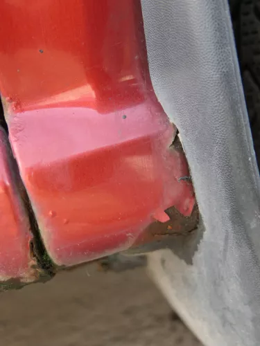 Skoda Fabia 6Y Kotflügel vorne rechts rot braun LF3T auch Kombi Facelift (184629)