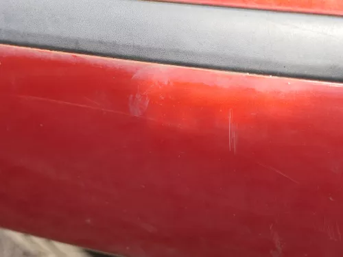 Skoda Fabia 6Y Kombi Stufenhec Stoßstange hinten Heckstoßstange rot braun LF3T (184630)