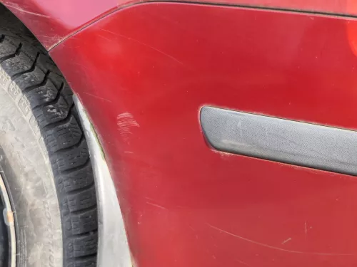 Skoda Fabia 6Y Kombi Stufenhec Stoßstange hinten Heckstoßstange rot braun LF3T (184630)