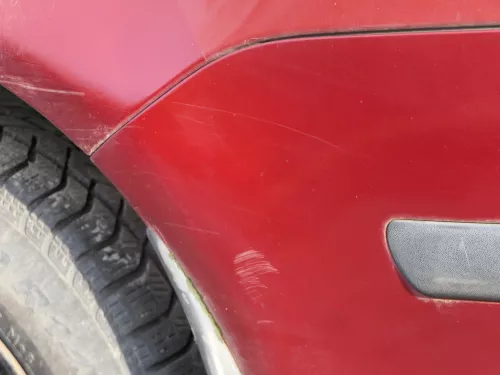 Skoda Fabia 6Y Kombi Stufenhec Stoßstange hinten Heckstoßstange rot braun LF3T (184630)