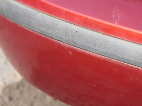 Skoda Fabia 6Y Kombi Stufenhec Stoßstange hinten Heckstoßstange rot braun LF3T (184630)