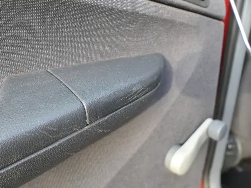 1 x Fabia 6Y Kombi Türverkleidung Verkleidung Tür hinten links schwarz anthrazit (184634)