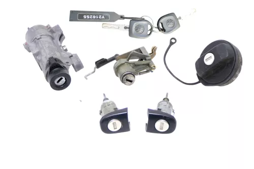 VW Polo 9N 9N3 Schloßsystem 2 Türschloß 2x Schlüssel Zündschloß Heckschloß KEIN