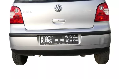 VW Polo 9N 9N3 Stoßstange Heckstoßstange hinten silber grau LA7W