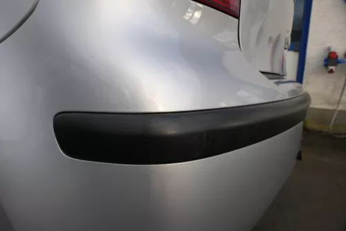 VW Polo 9N 9N3 Stoßstange Heckstoßstange hinten silber grau LA7W (184654)