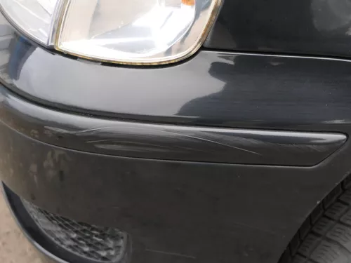 VW Polo 6N2 Stoßstange vorne Frontstoßstange Stoßfänger schwarz LC9Z (184659)