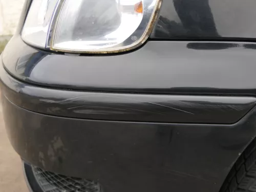 VW Polo 6N2 Stoßstange vorne Frontstoßstange Stoßfänger schwarz LC9Z (184659)