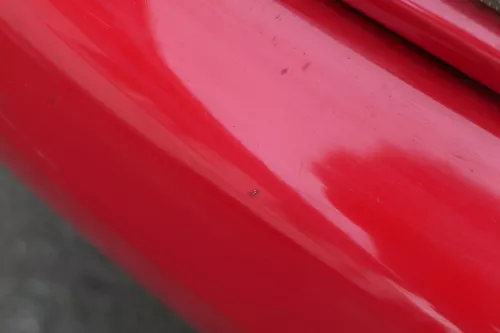 VW Polo 6N Stoßstange vorne 2-geteilte Frontstoßstange rot LP3G Stoßfänger (184675)