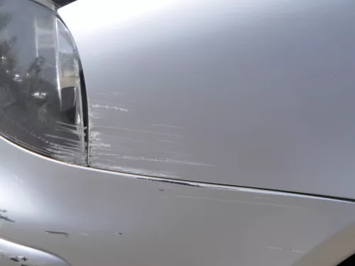 Seat Arosa Kotflügel links ab ca. Bj. 2000 Facelift grau silber LS7N (184684)