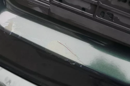 Skoda Fabia 6Y Kombi Stufenhec Stoßstange hinten Heckstoßstange grün LF8C (184745)