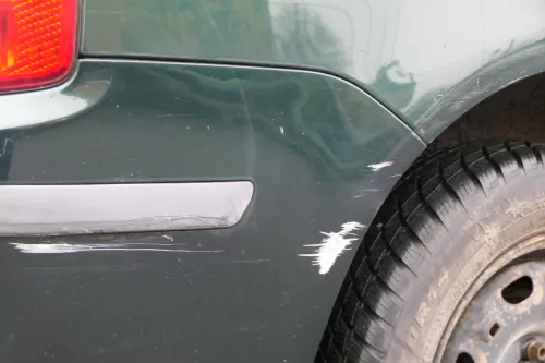 Skoda Fabia 6Y Kombi Stufenhec Stoßstange hinten Heckstoßstange grün LF8C (184745)