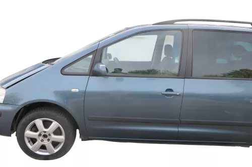 Sharan 7M Ford Galaxy WGR Tür vorne links Facelift Fahrertür blau LC5W -ohneAnba