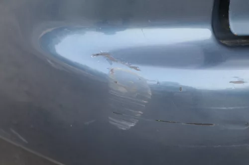 VW Sharan Alhambra 7M Stoßstange hinten Heckstoßstange blau LC5W Facelift PDC (184760)