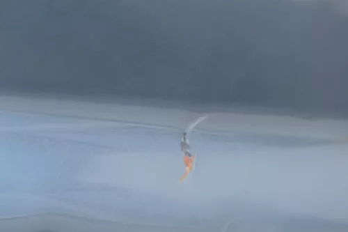 VW Sharan Alhambra 7M Stoßstange hinten Heckstoßstange blau LC5W Facelift PDC (184760)