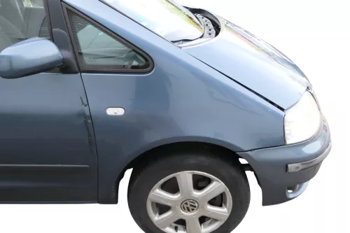 VW Sharan Alhambra Kotflügel rechts vorne blau LC5W - 2000-2009 Facelift